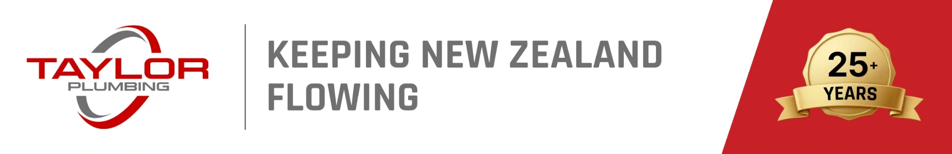 Taylor Plumbing Christchurch banner